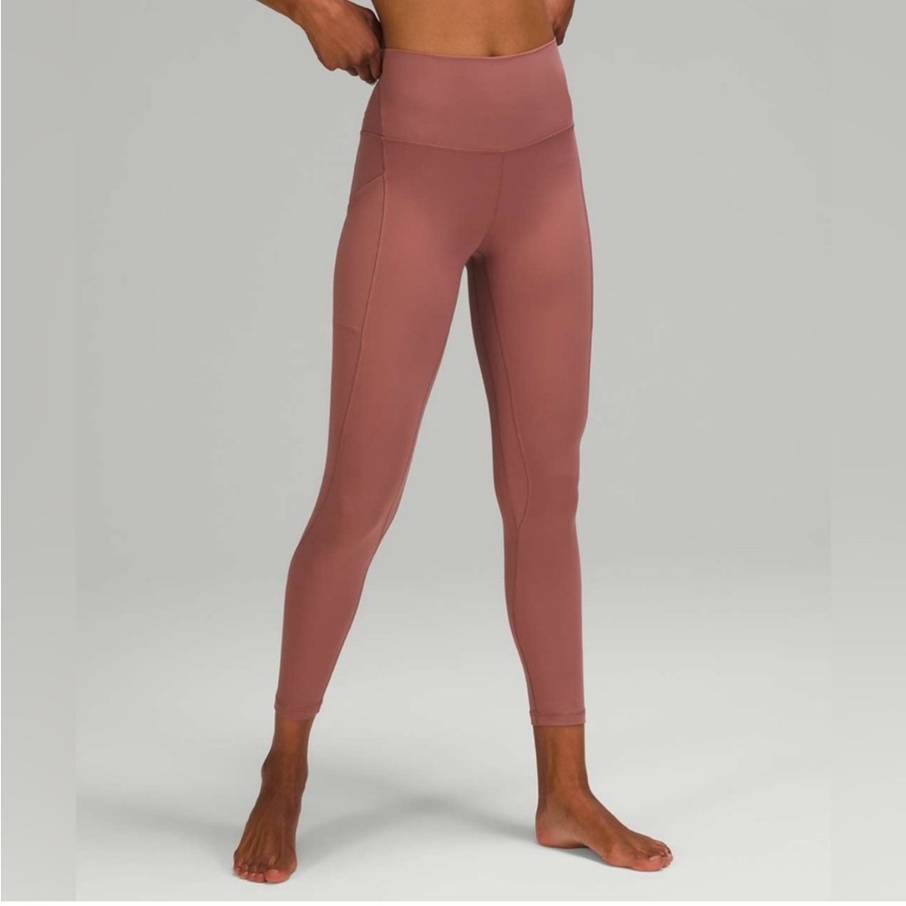 lululemon athletica Spiced Chai Align Leggings with pockets size 2